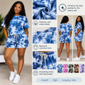 Trendy Unisex Tie-Dye Two-Piece Set